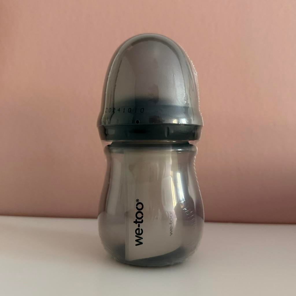 We-Too fles PP 160ml zwart, Ophalen of Verzenden, Nieuw, Flessen- of potjesverwarmer