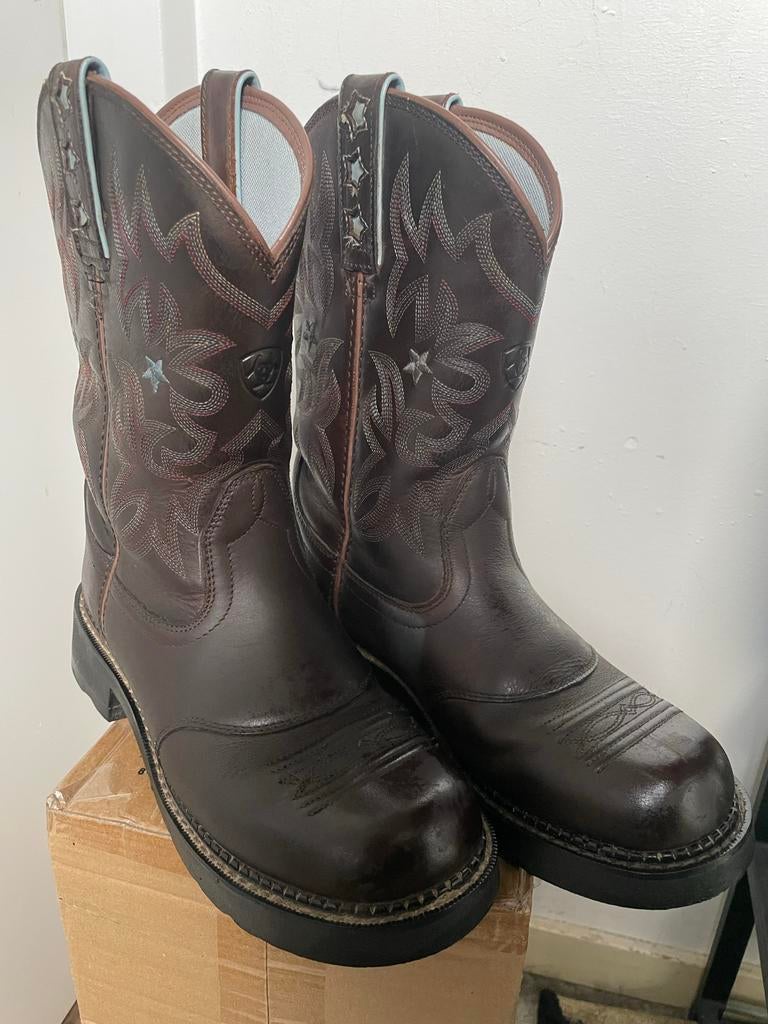 Ariat Probaby Cowboylaarzen - Maat 38, Kleding | Dames, Schoenen, Ophalen of Verzenden, Zo goed als nieuw, Bruin, Lage of Enkellaarzen