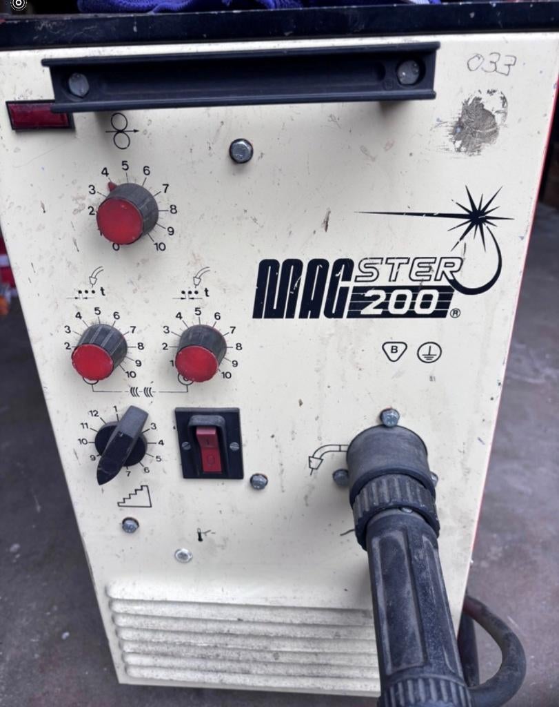 MIG/MAG lasapparaat met Gasfles 20 liter menggas, Ophalen, Gebruikt, 250 ampère of meer, Co2