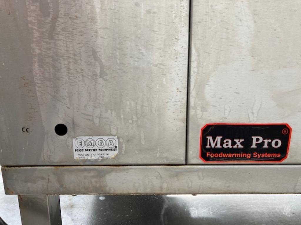 Max Pro Hetelucht bordenwarmkast MAXPRO 120 Borden, Ophalen, Gebruikt, Koelen en Vriezen