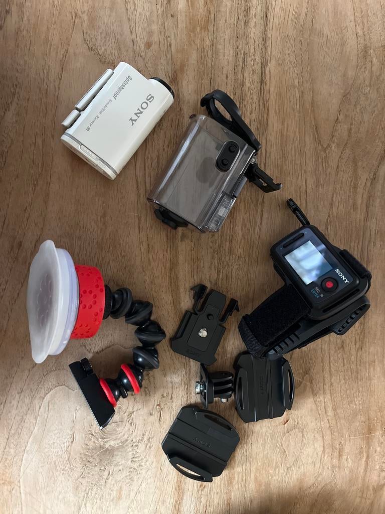 Sony AS200V Actioncam met Live-View Afstandsbediening, Ophalen of Verzenden, Zo goed als nieuw, Sony
