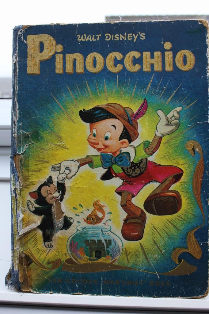 Oud Leesboek Pinokkio, Ophalen, Gelezen, Sprookjes