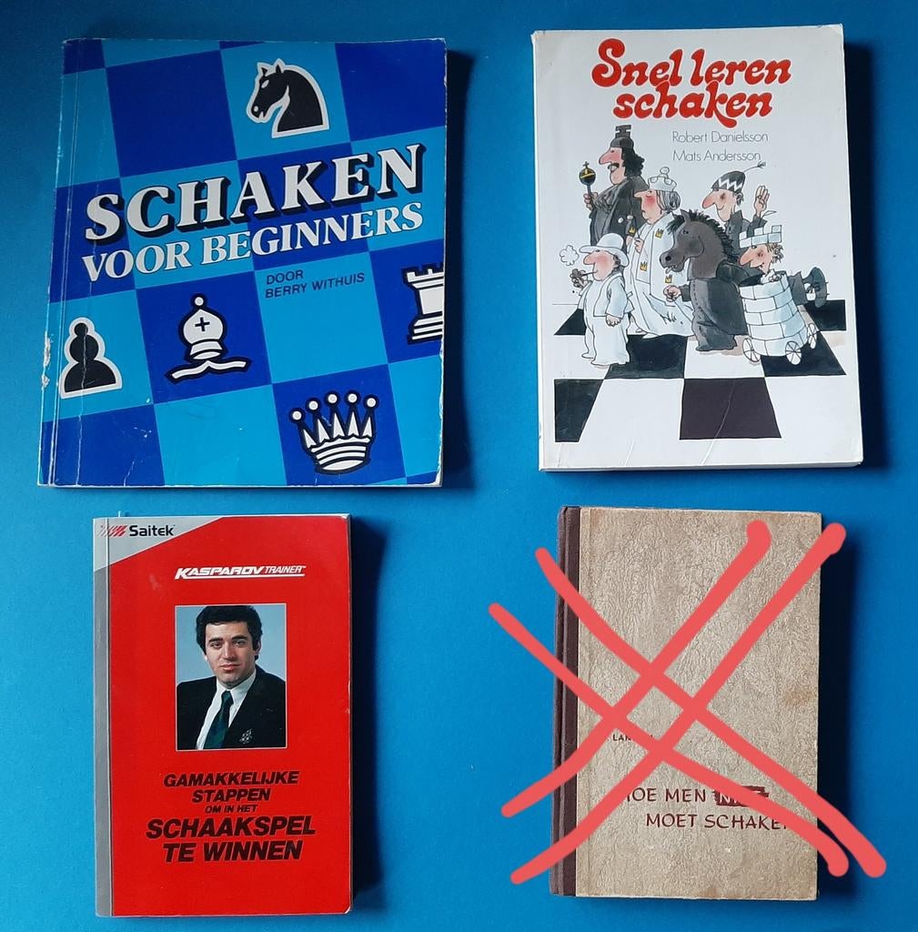 3x  Schaken, Ophalen of Verzenden, Gelezen, Overige onderwerpen