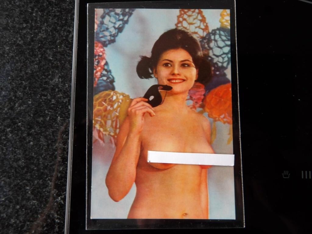 Oude Pinup Pin-up naakt bloot vintage foto kaart 8, Verzenden
