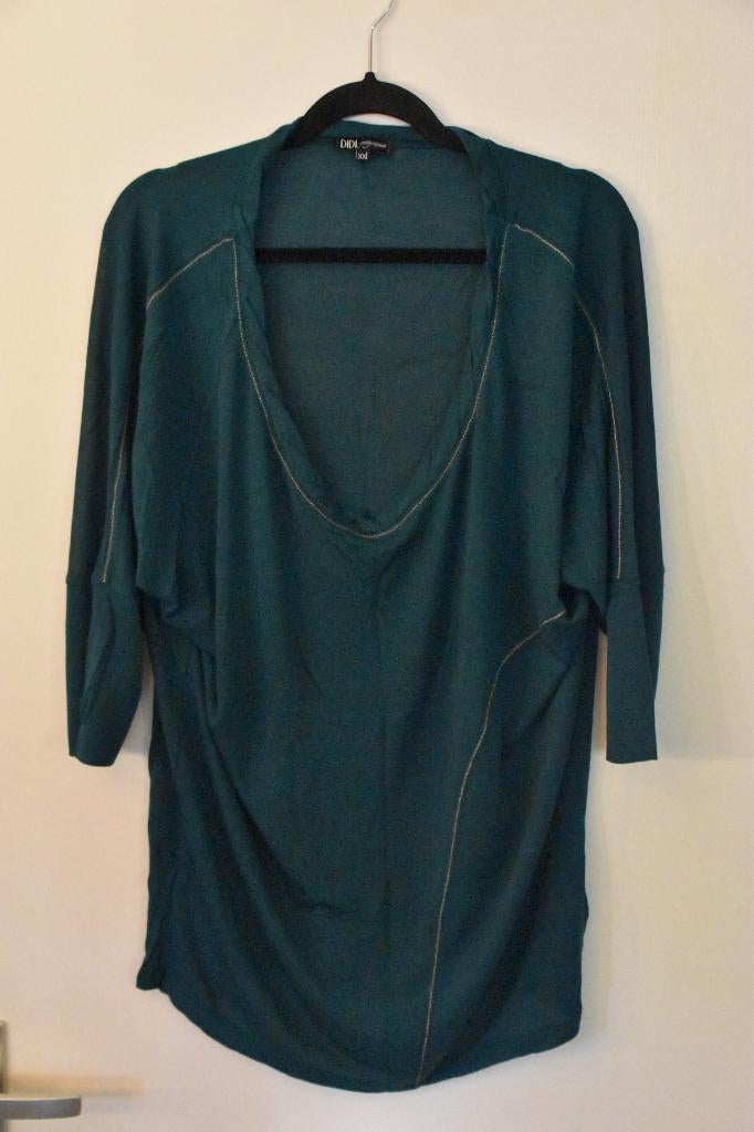 leuke zgan groene top maat XXL Didi, Maat 46/48 (XL) of groter, Didi, Ophalen of Verzenden, Zo goed als nieuw