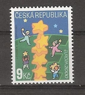 Europa, Tsjechië, 2000., Verzenden, Postfris, Overige thema's