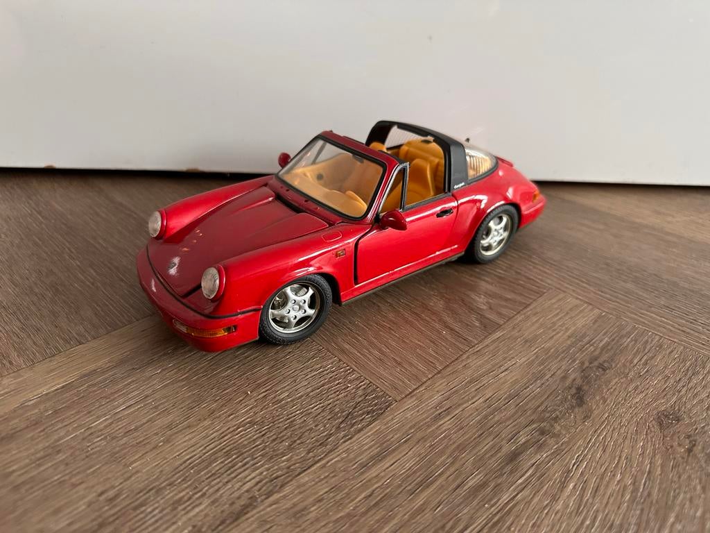 Anson Porsche 911 Carrera 4 Targa (964) 1990, Hobby en Vrije tijd, Modelauto's | Overige schalen, Zo goed als nieuw, Auto, Ophalen of Verzenden