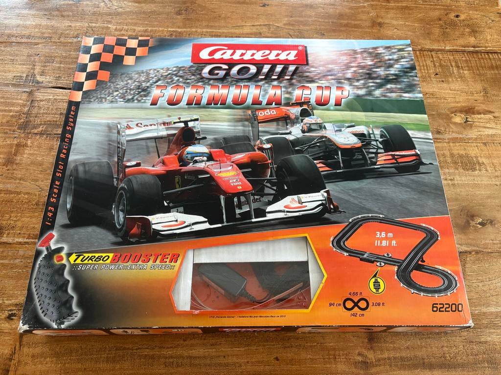 Carrera GO!!! Formula Cup racebaan - Ferrari & Mercedes, Ophalen, Racebaan, Carrera, Zo goed als nieuw
