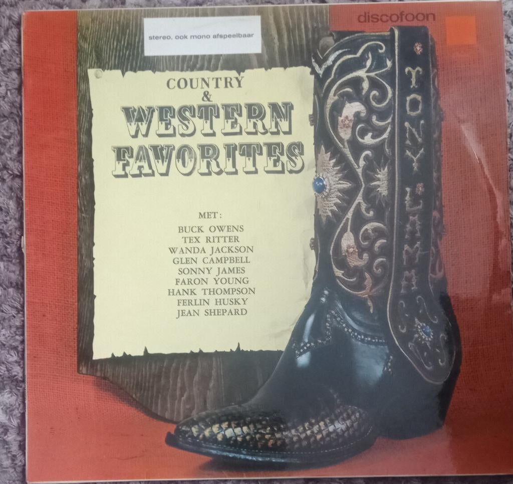 6X Country en western verzamel platen, Ophalen of Verzenden, Gebruikt, 12 inch