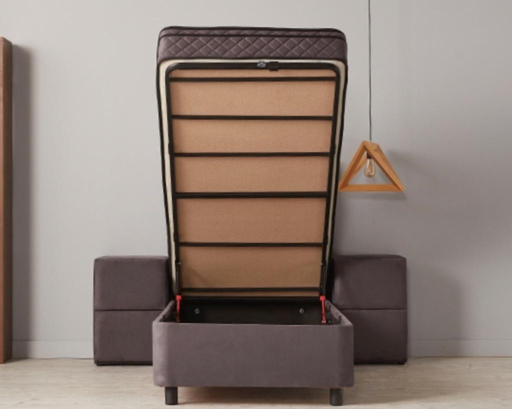 Opbergboxspring Mia 1 pers. Dreambedden, Huis en Inrichting, 90 cm, Eenpersoons, Nieuw, Ophalen of Verzenden