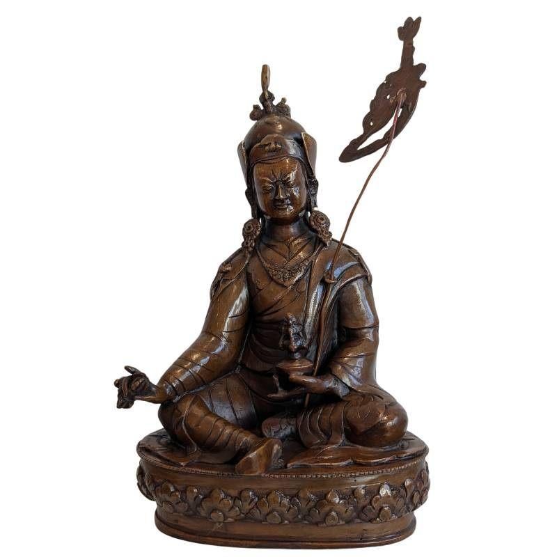 Tibetaans bronzen beeld van Padmasambhava LOT 137, Ophalen of Verzenden, Gebruikt