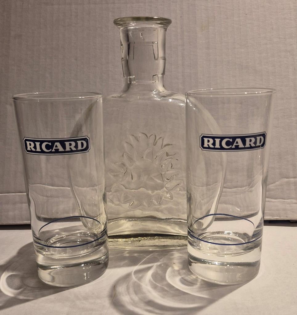 Ricard setje (Z), Ophalen of Verzenden, Borrel- of Shotglas