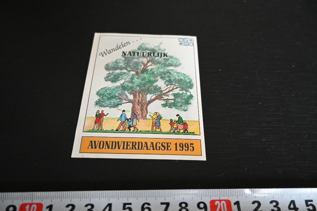 stickers OSWO Avondvierdaagse 1995 Wandelen  natuurlijk, Verzamelen, Ophalen, Zo goed als nieuw