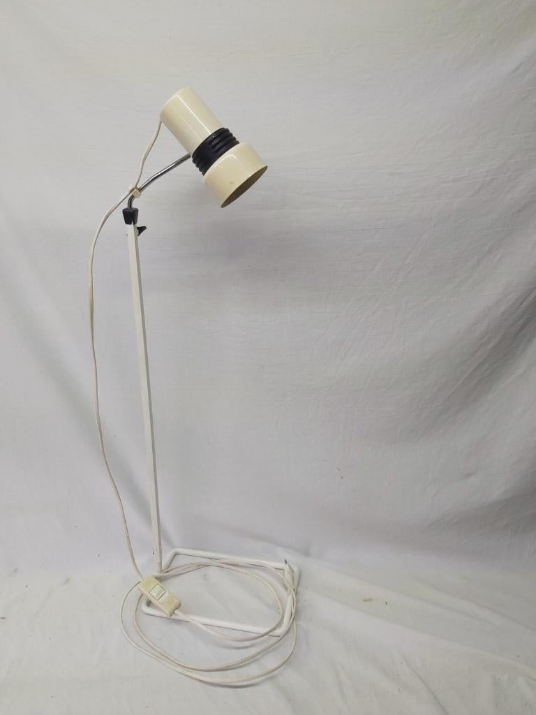 Leuke retro vintage lamp tafellamp verstelbaar, Ophalen of Verzenden, Gebruikt, Minder dan 50 cm