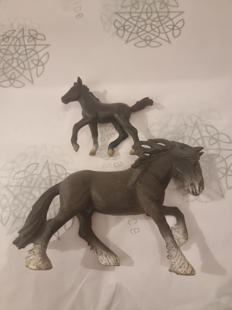 Hengst en veulen en tinker merrie, Verzenden, Zo goed als nieuw, Paard, Beeldje of Figuurtje