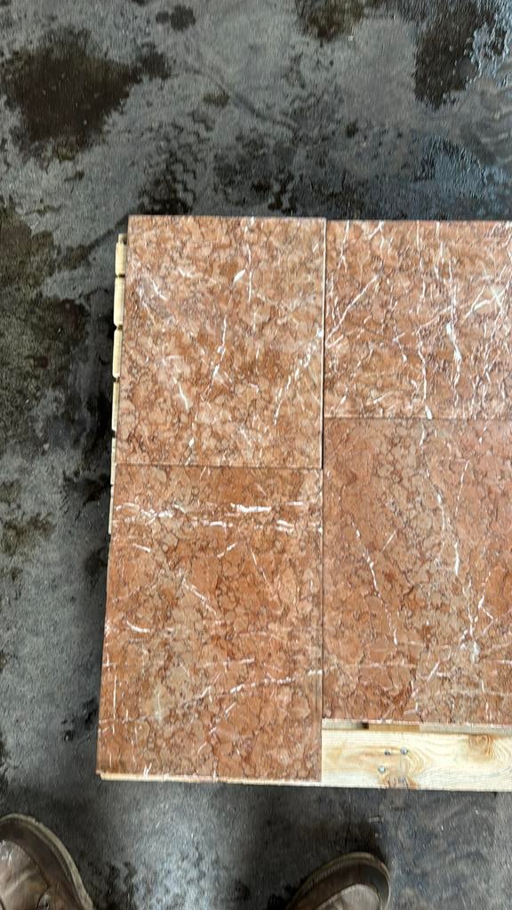 Marmer tegels Rosso Verona, 60 cm of meer, Verzenden, Wandtegels, Nieuw