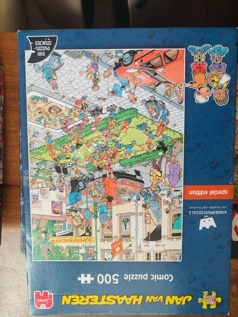 Wasgij & Jan van Haasteren Puzzels, Ophalen of Verzenden, 500 t/m 1500 stukjes, Gebruikt, Legpuzzel