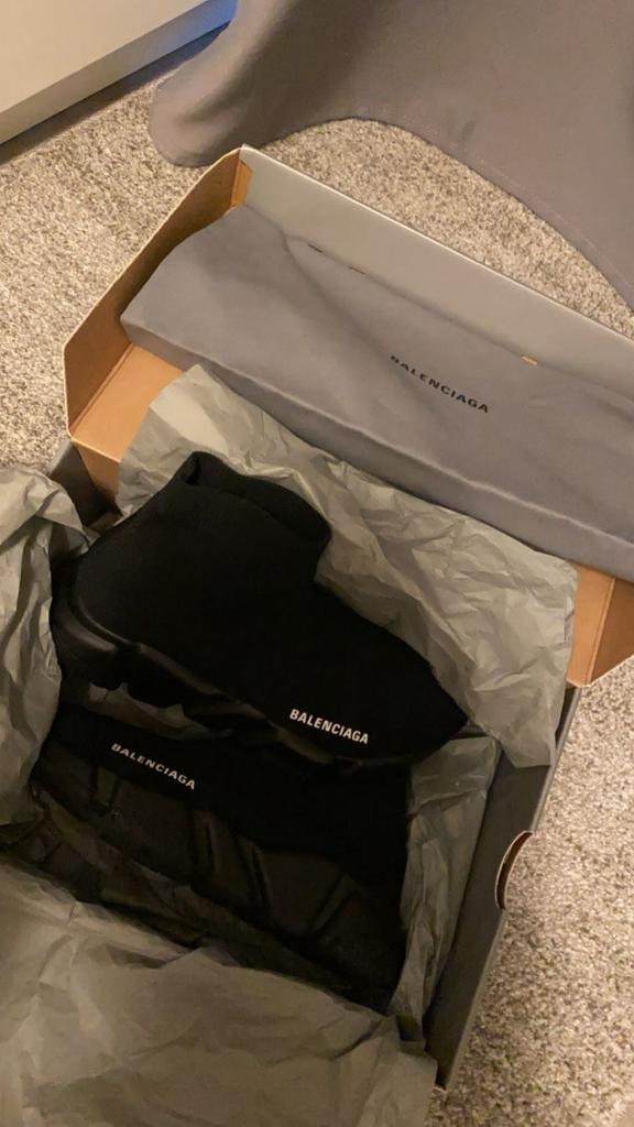 Balenciaga speed maat 37, Zwart, Ophalen of Verzenden, Sneakers of Gympen, Gedragen