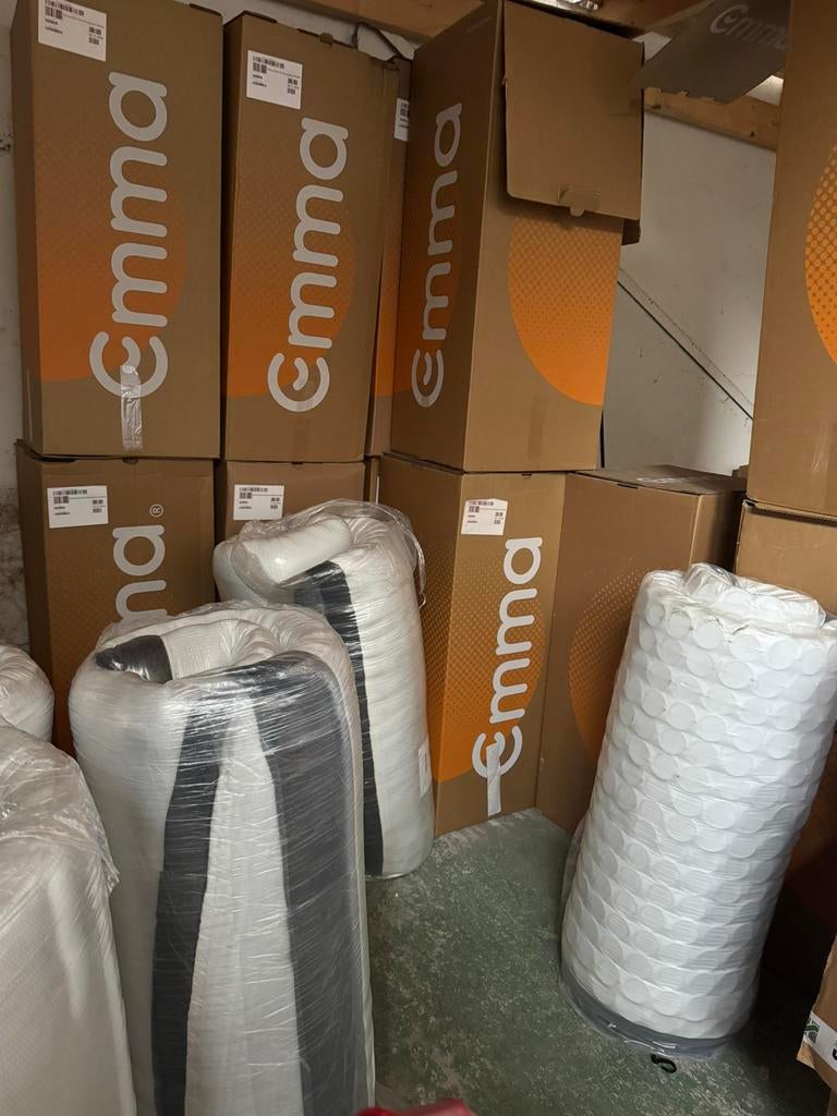Matras 180x200cm Emma Hybride 2 en nog veel meer matrassen, Ophalen, Nieuw, Tweepersoons, Matras