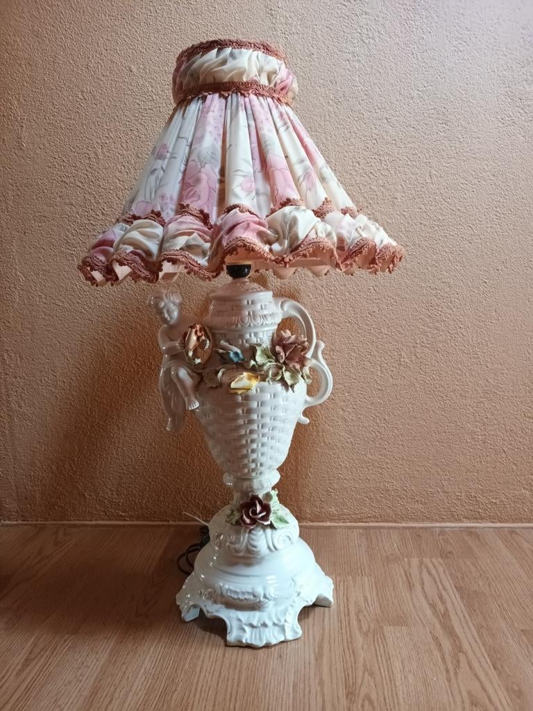 Antieke tafelschemerlamp, Ophalen