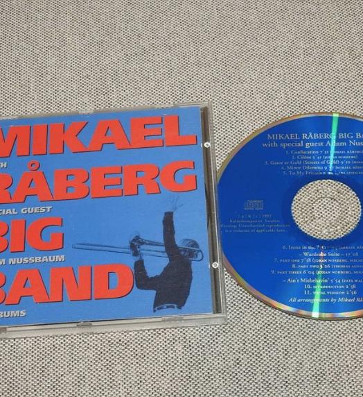 Mikael råberg big band adam nussbaum cd tonart35, Verzenden, 1980 tot heden, Zo goed als nieuw, Jazz