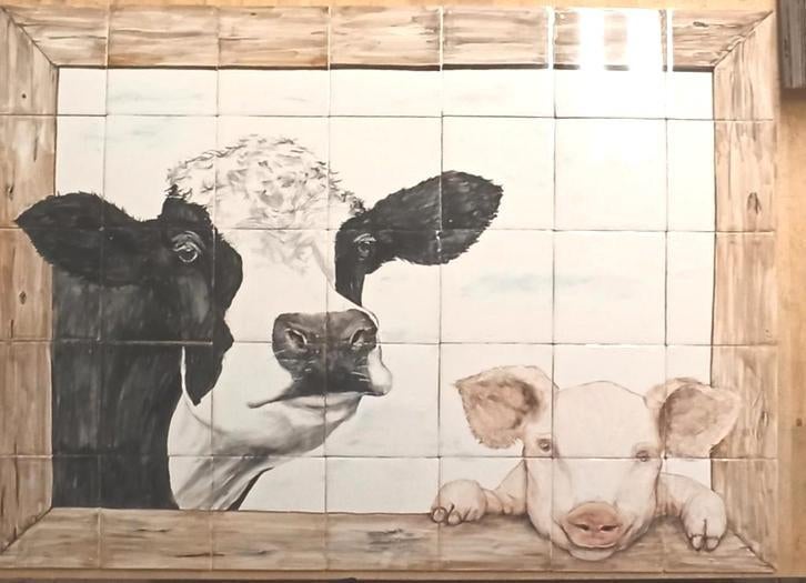 Dieren, Friese witjes, keukentegels, nieuw, jouw idee., Overige materialen, Wandtegels, Nieuw, Minder dan 20 cm