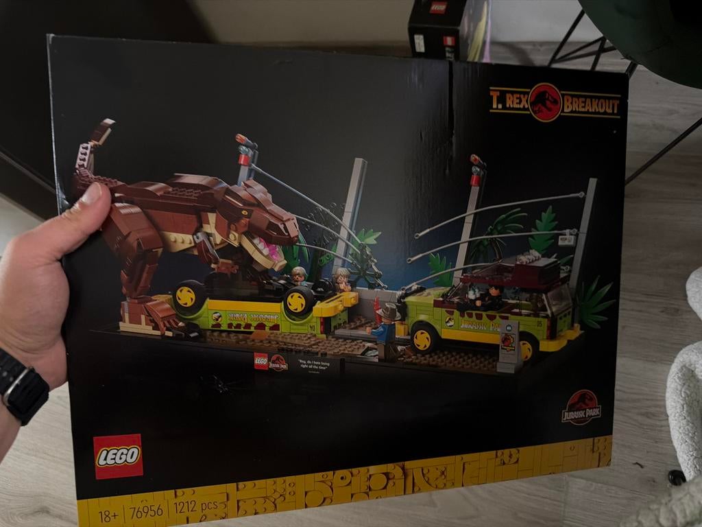 Lego Jurassic Park T. Rex Breakout 76956, Ophalen of Verzenden, Zo goed als nieuw, Complete set, Lego