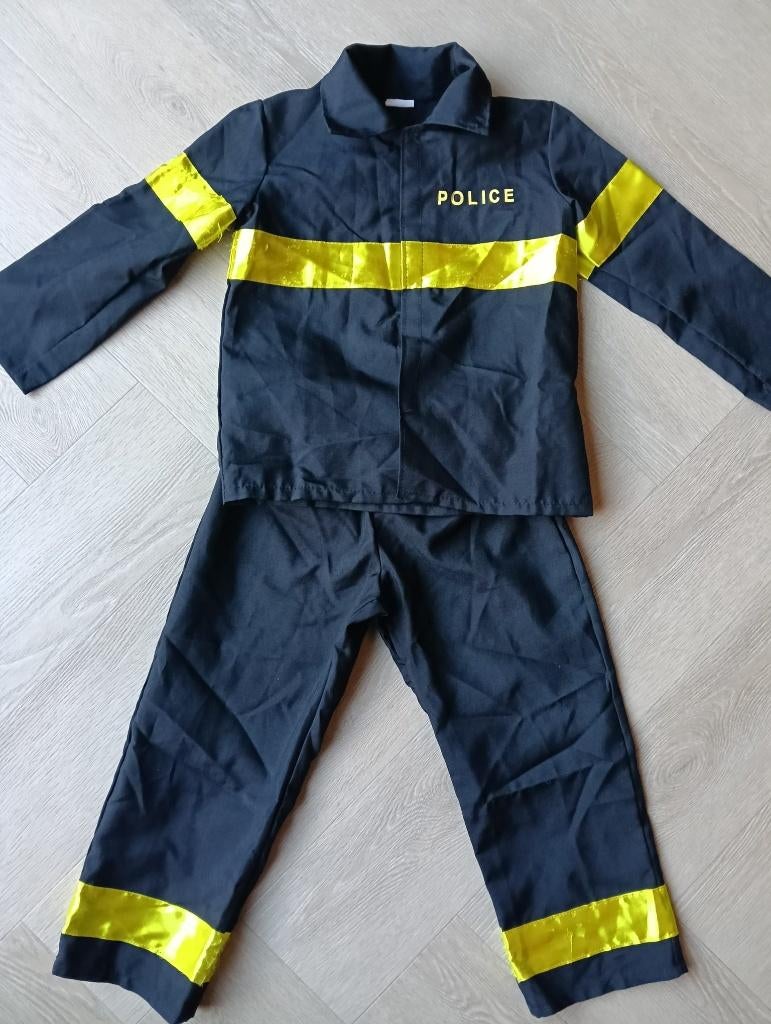 carnaval politiepakje 3 tot 5 jaar, Ophalen, Gebruikt, 104 of kleiner, Jongen of Meisje
