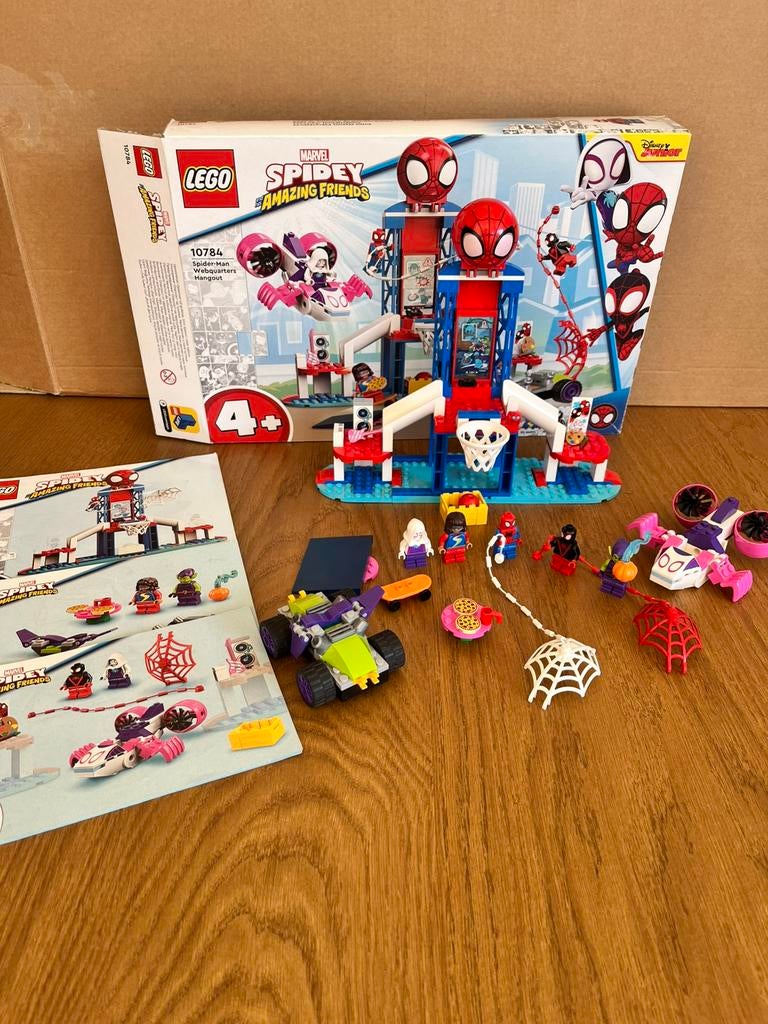 Lego 10784 Spidey Spider-man webquarters hangout, Kinderen en Baby's, Speelgoed | Duplo en Lego, Gebruikt, Lego, Complete set