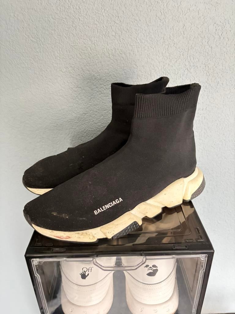 Balenciaga speedtrainers 45, Zwart, Ophalen of Verzenden, Sneakers of Gympen, Gedragen