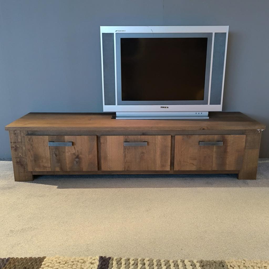 NIEUW: TV-meubel Rio Verde Eikenhout Landelijk, Ophalen, 150 tot 200 cm, Eikenhout, Nieuw