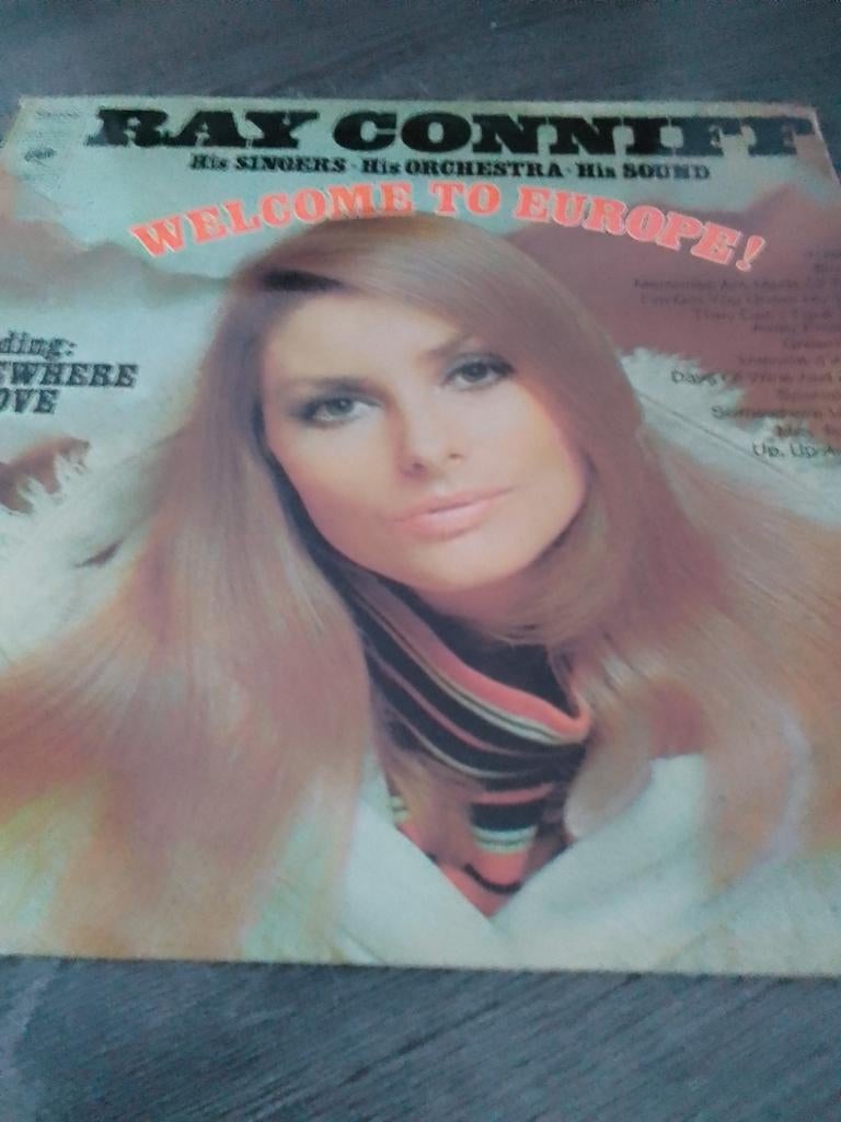 Ray Conniff - Welcome To Europe LP, Ophalen, Gebruikt, 12 inch