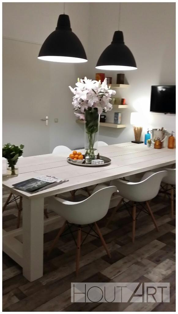 Kloostertafel / eettafel van steigerhout, Tuin en Terras, Ophalen of Verzenden, Nieuw, Rechthoekig, Hout