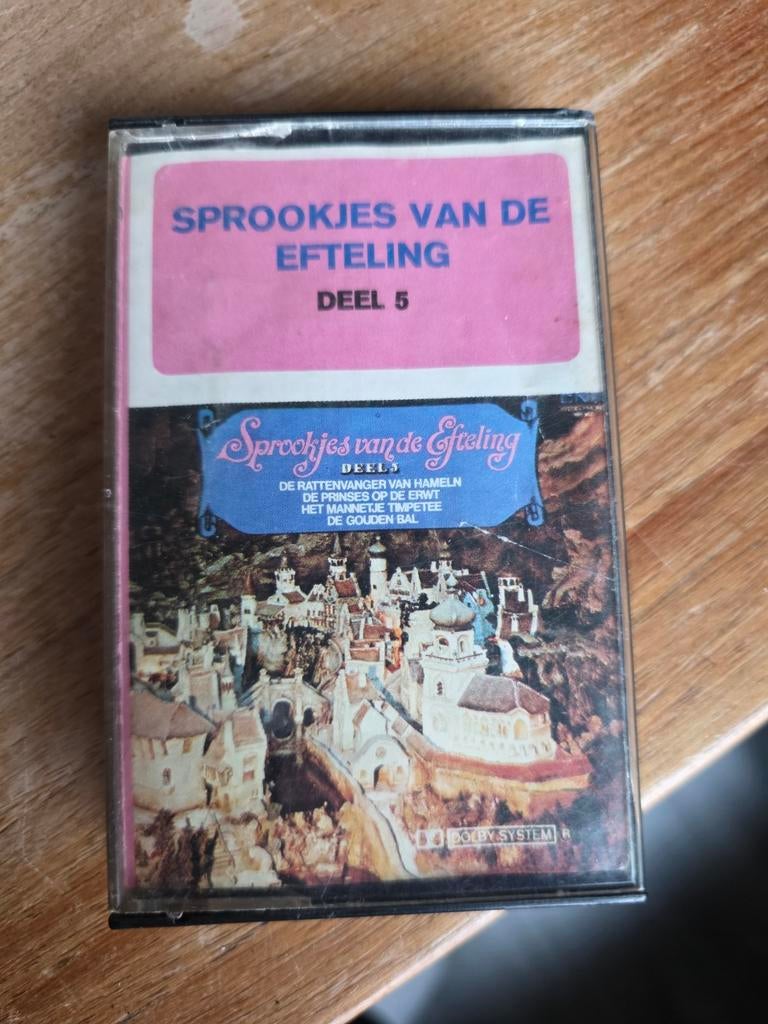 Sprookjes van de Efteling - Deel 5 Cassettebandje, Cd's en Dvd's, Cassettebandjes, Ophalen, Kinderen en Jeugd, 1 bandje, Zo goed als nieuw