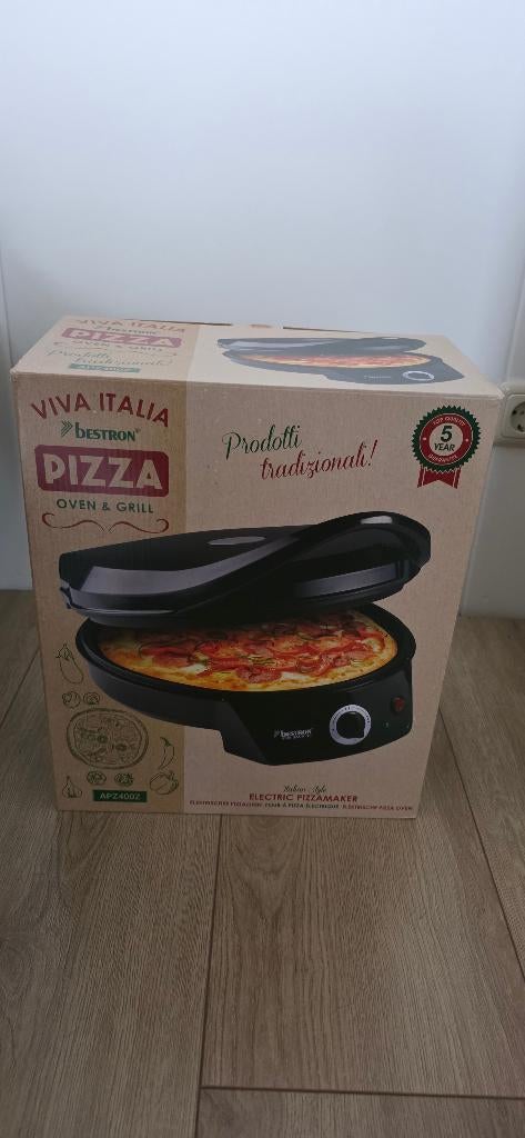 Bestron pizza maker nieuw, Witgoed en Apparatuur, Ophalen, Nieuw