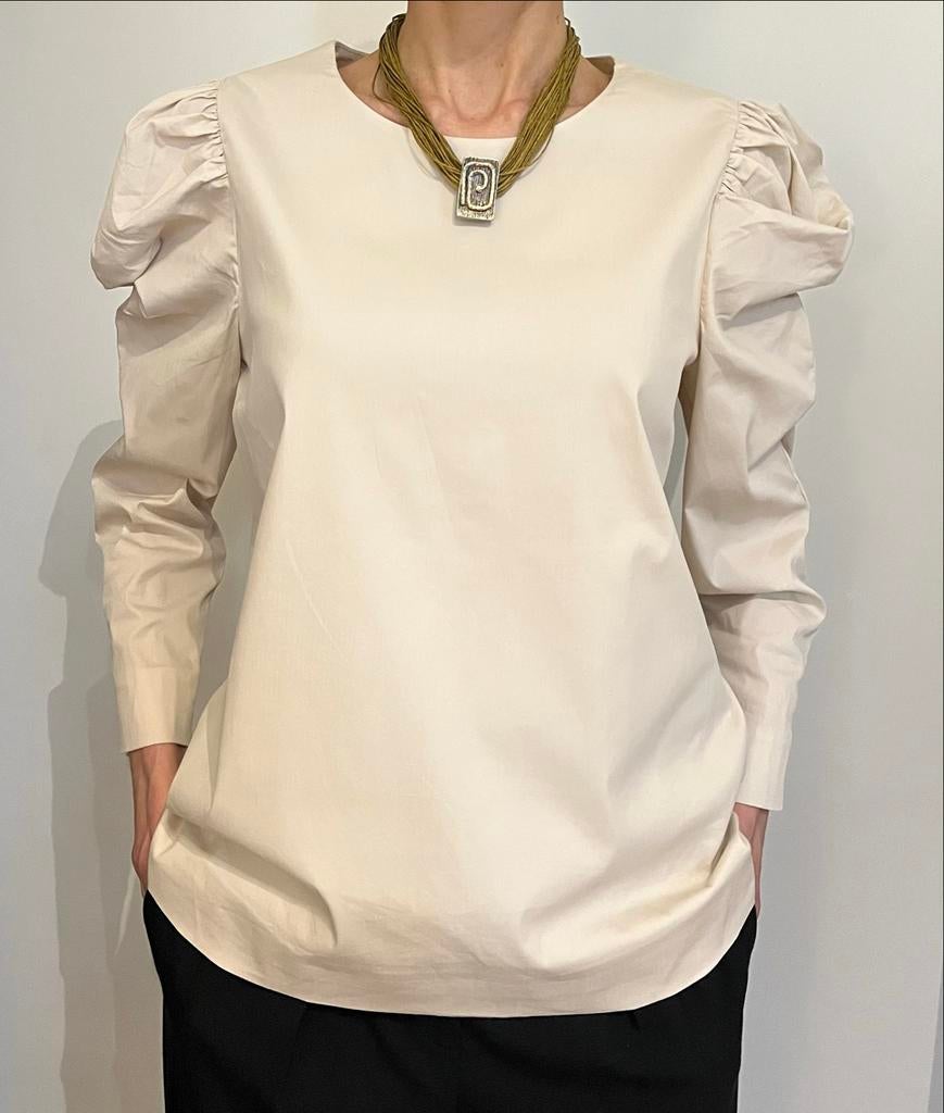 Stijlvolle COS blouse - Nieuw met kaartjes!Maat S, Ophalen of Verzenden, Nieuw, Maat 36 (S), Beige
