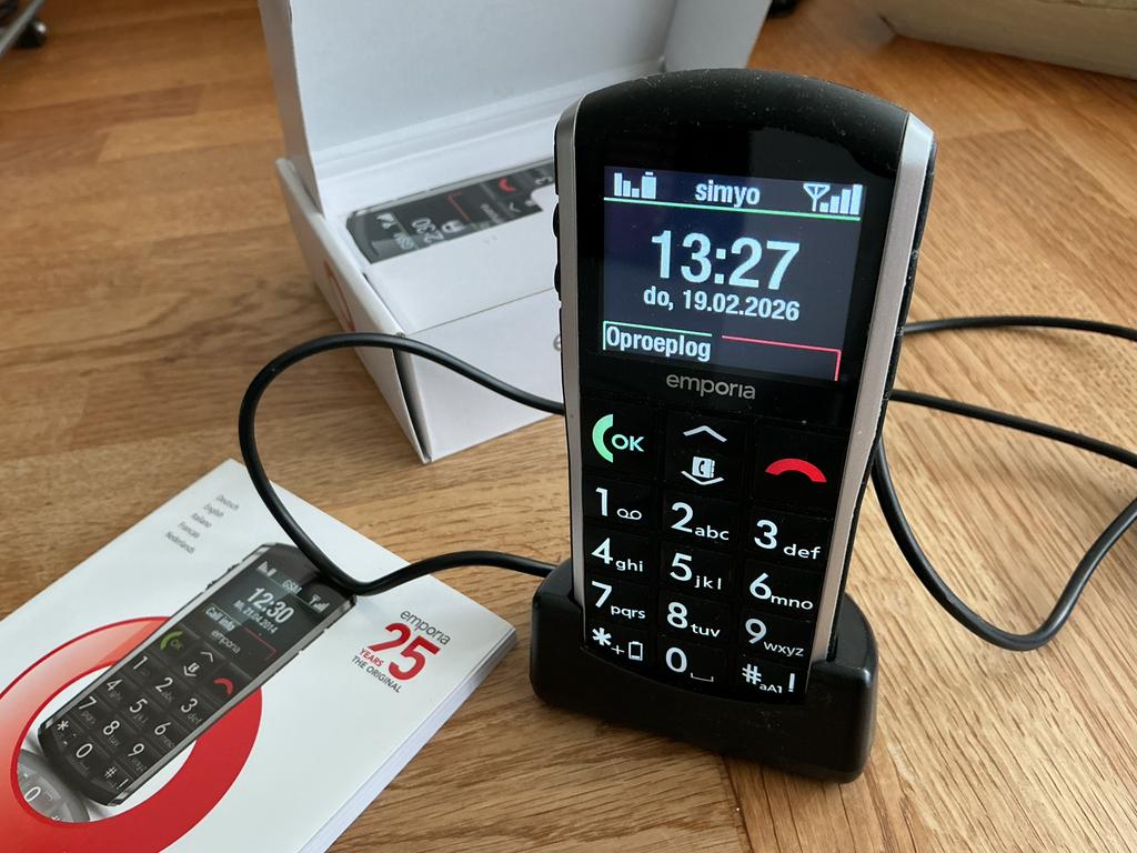 Emporia Pure V25 Mobiele (senioren) Telefoon, Telecommunicatie, Mobiele telefoons | Overige merken, Ophalen, Gebruikt, Minder dan 3 megapixel