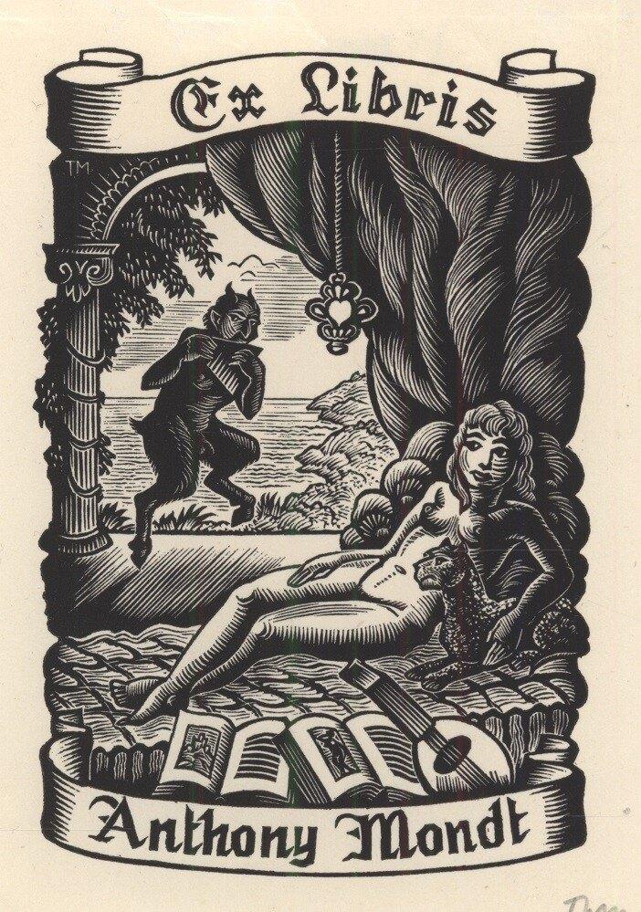 1248 Ex Libris Nederland : Thijs Mauve, 1942, Verzenden