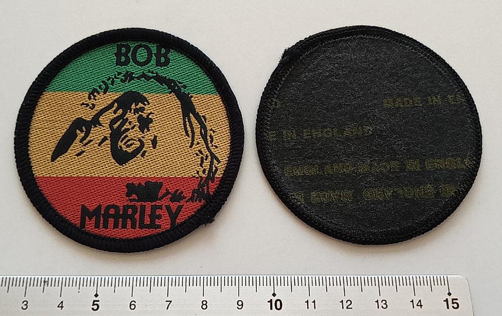 BOB MARLEY LEUKE ZELDZAME 80'S 7CM VINTAGE PATCH M136, Verzenden, Nieuw, Kleding