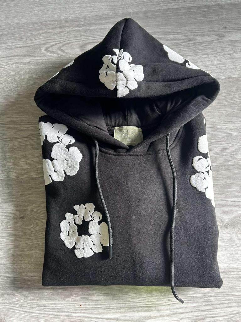 Denim Tears hoodie, Kleding | Heren, Truien en Vesten, Ophalen of Verzenden, Zo goed als nieuw, Maat 56/58 (XL), Zwart
