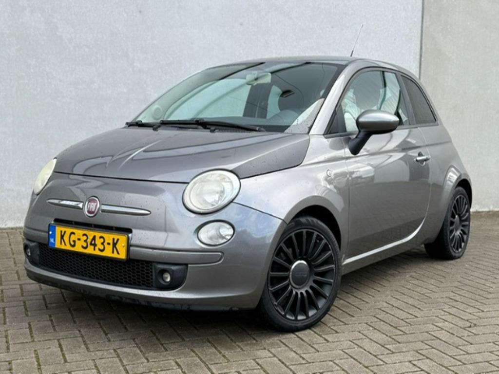 FIAT 500 1.2 C 2010 Grijs * AIRCO*, Auto's, Fiat, Voorwielaandrijving, Euro 5, 4 cilinders, 840 kg