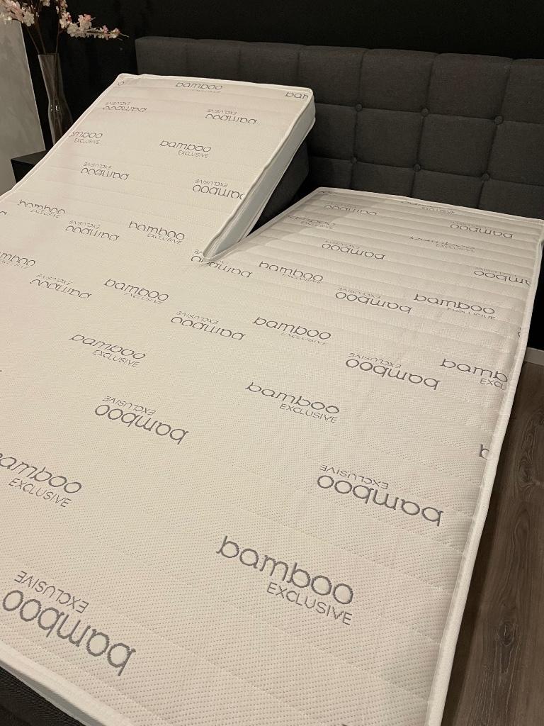 Bamboo exclusive Splittopper HR55 Koudschuim Dreambedden, Ophalen of Verzenden, 200 cm, 160 cm, Nieuw