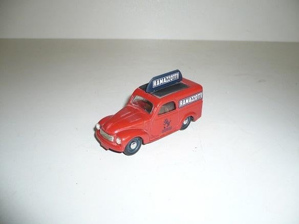 Fiat Topolino Bestelwagen Ramazzotti  Brumm 1:43, Hobby en Vrije tijd, Ophalen of Verzenden, Nieuw, Auto, Overige merken