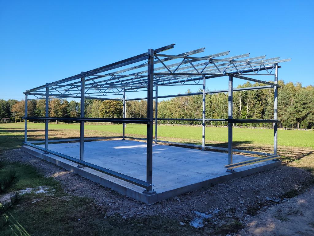 Gegalvaniseerde staal constructie 7x16 [112m2], Ophalen, Nieuw, IJzer