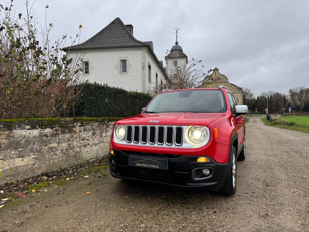 Jeep Renegade Limited 1.4 Turbo Automaat 12 mnd garantie, Auto's, Jeep, Bedrijf, Renegade, ABS, Achteruitrijcamera, Airbags, Airconditioning