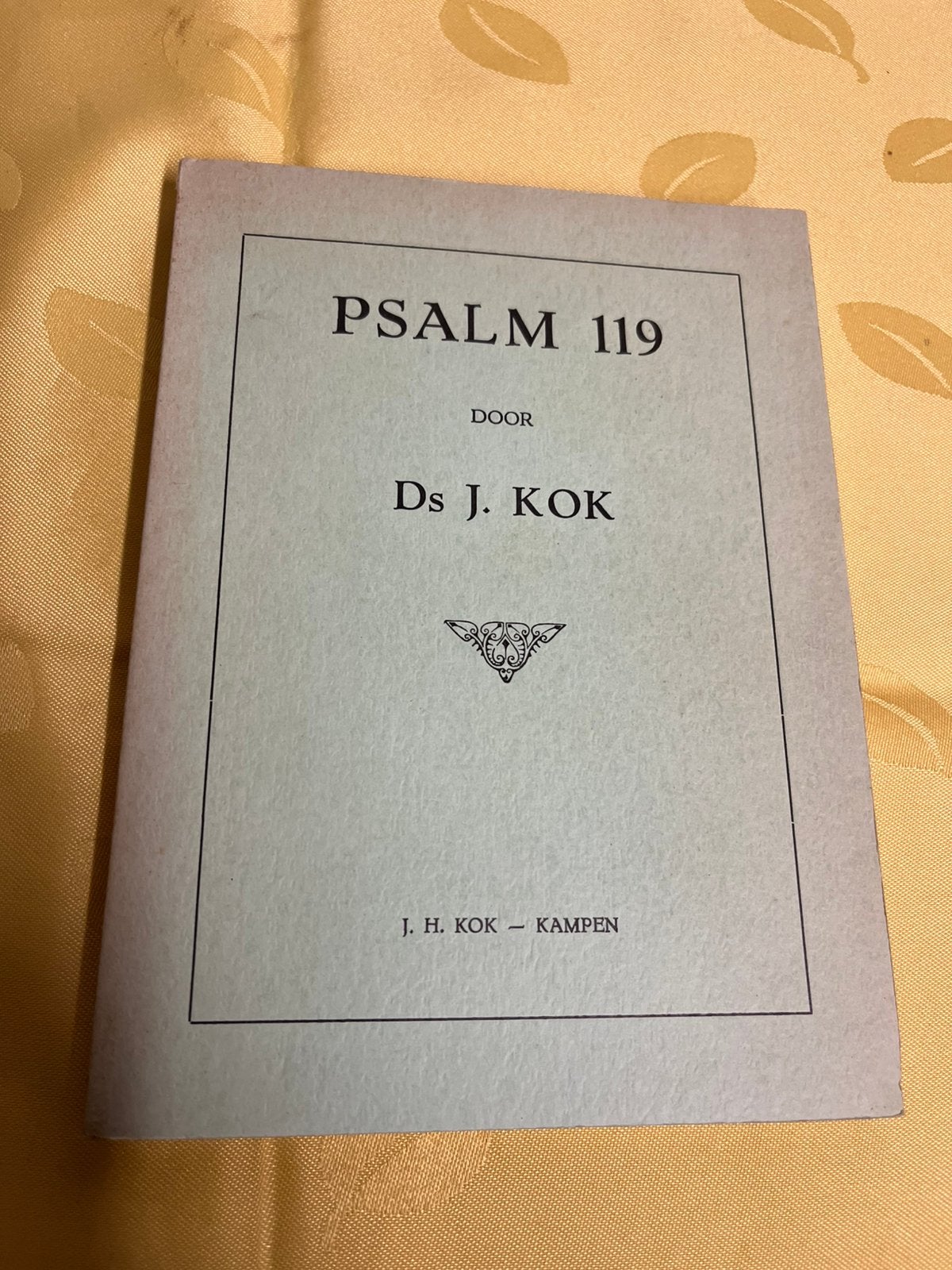 Oud boek 1920 Psalm 119 door Ds J. Kok, Ophalen of Verzenden, Gelezen
