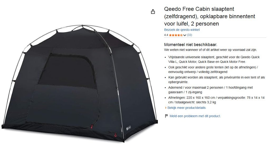 Slaapcabine (zie omschrijving), Ophalen of Verzenden, Zo goed als nieuw