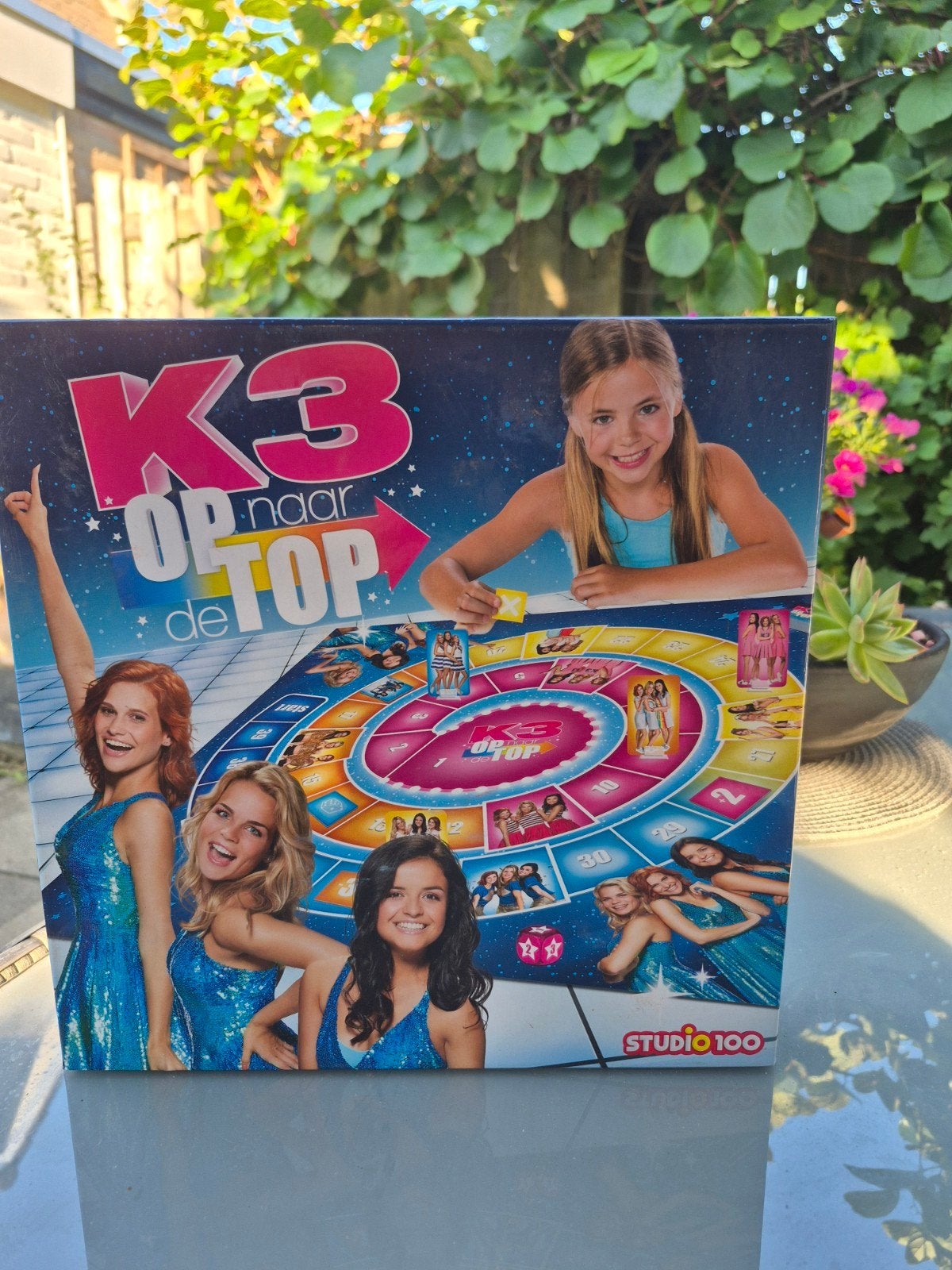 K3 Op naar de Top Bordspel - Studio 100, Hobby en Vrije tijd, Gezelschapsspellen | Bordspellen, Drie of vier spelers, Ophalen of Verzenden