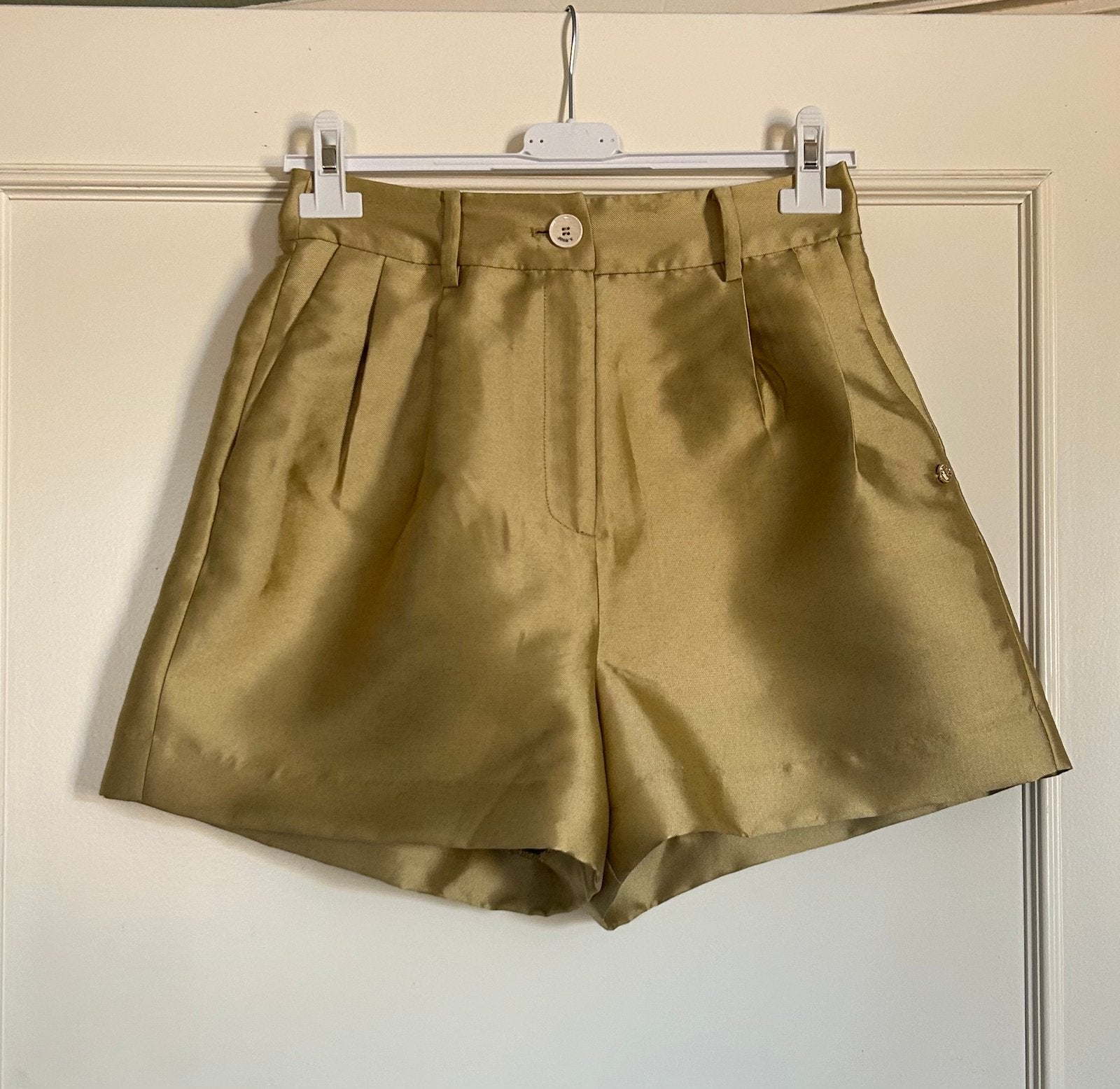 Dull Gold, Gouden JoshV, Josh V shorts, broekje in maat S, Ophalen, Nieuw, Maat 36 (S), Kort