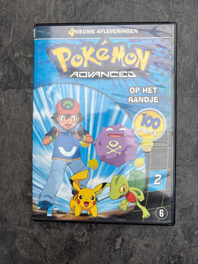 Pokémon Advanced: Op Het Randje - DVD (4 nieuwe afleveringen, Alle leeftijden, Ophalen of Verzenden, Gebruikt, Avontuur